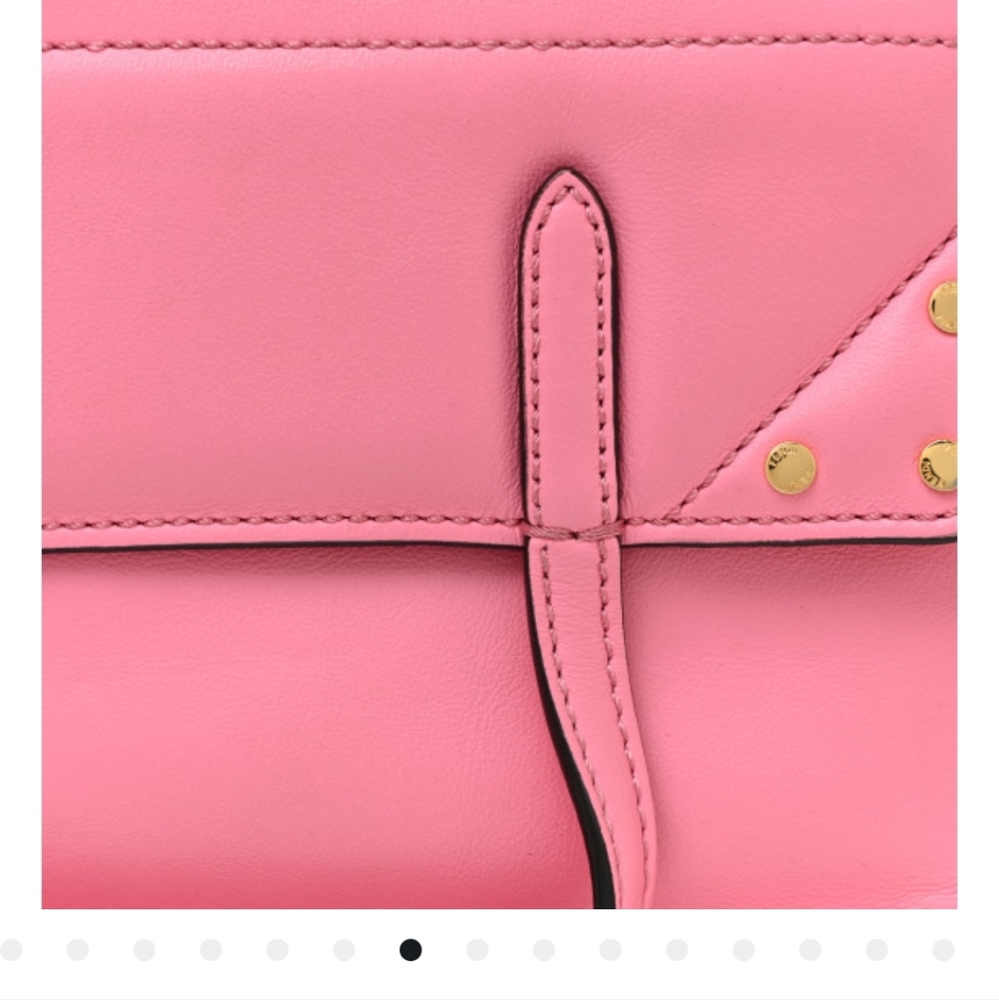 💮 FENDI Vitello Grace Small Flip Tote Pink - Picture 9 of 17